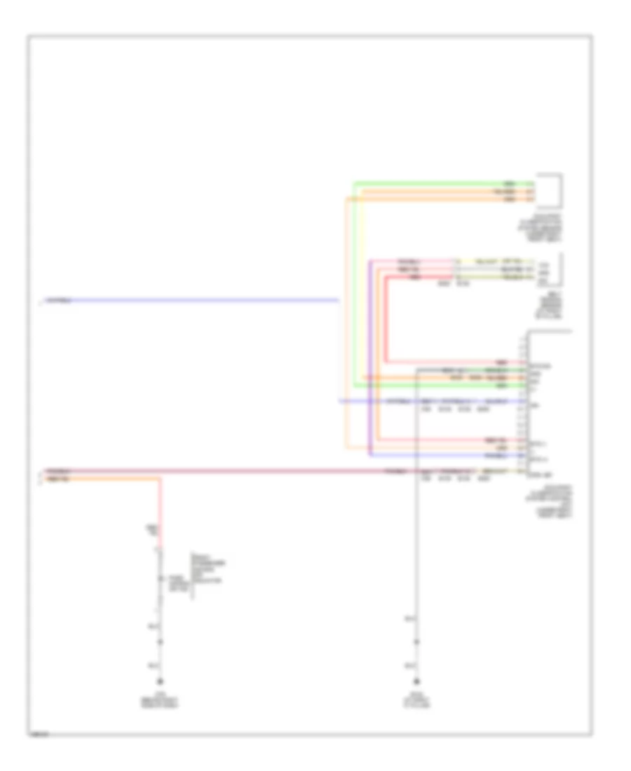 Supplemental Restraints Wiring Diagram (3 of 3) for Nissan Titan PRO-4X 2011