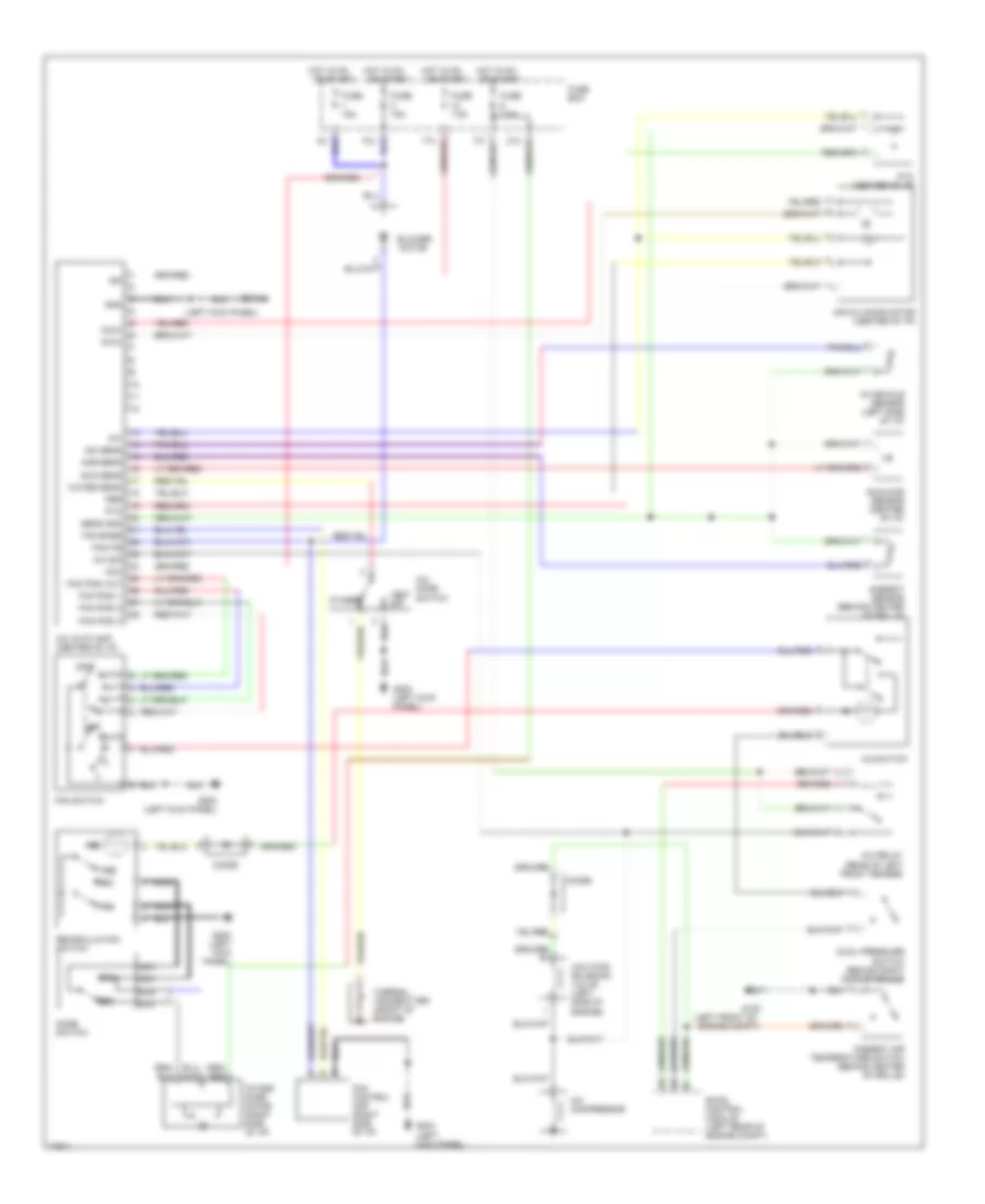 Air Conditioning Wiring Diagrams Auto A C for Nissan Pathfinder LE 1996