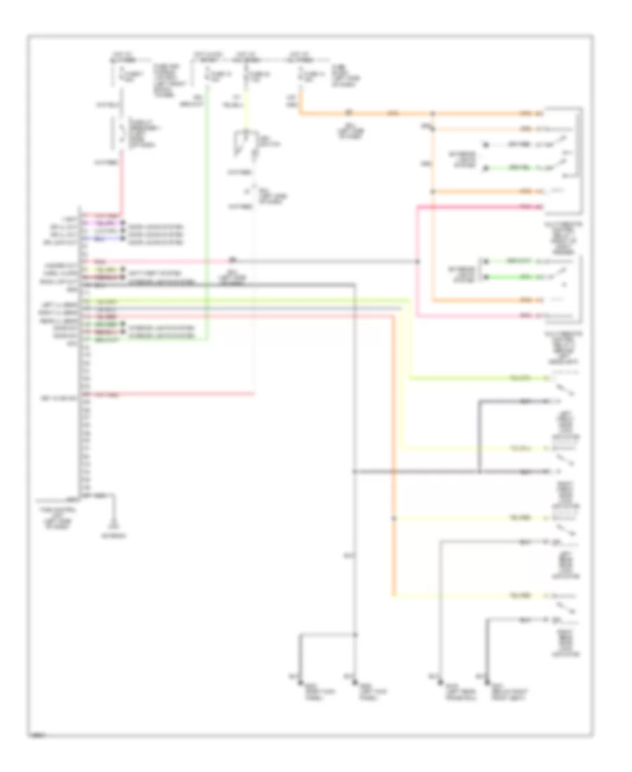 Time Control Unit Wiring Diagram for Nissan Pathfinder LE 1996