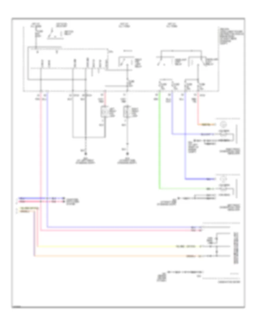Autolamps Wiring Diagram, without DRL (2 of 2) for Nissan Titan XE 2009