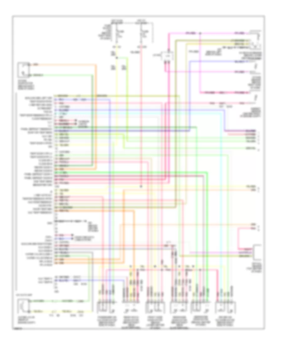 Automatic A C Wiring Diagram 1 of 3 for Nissan Armada SL 2014
