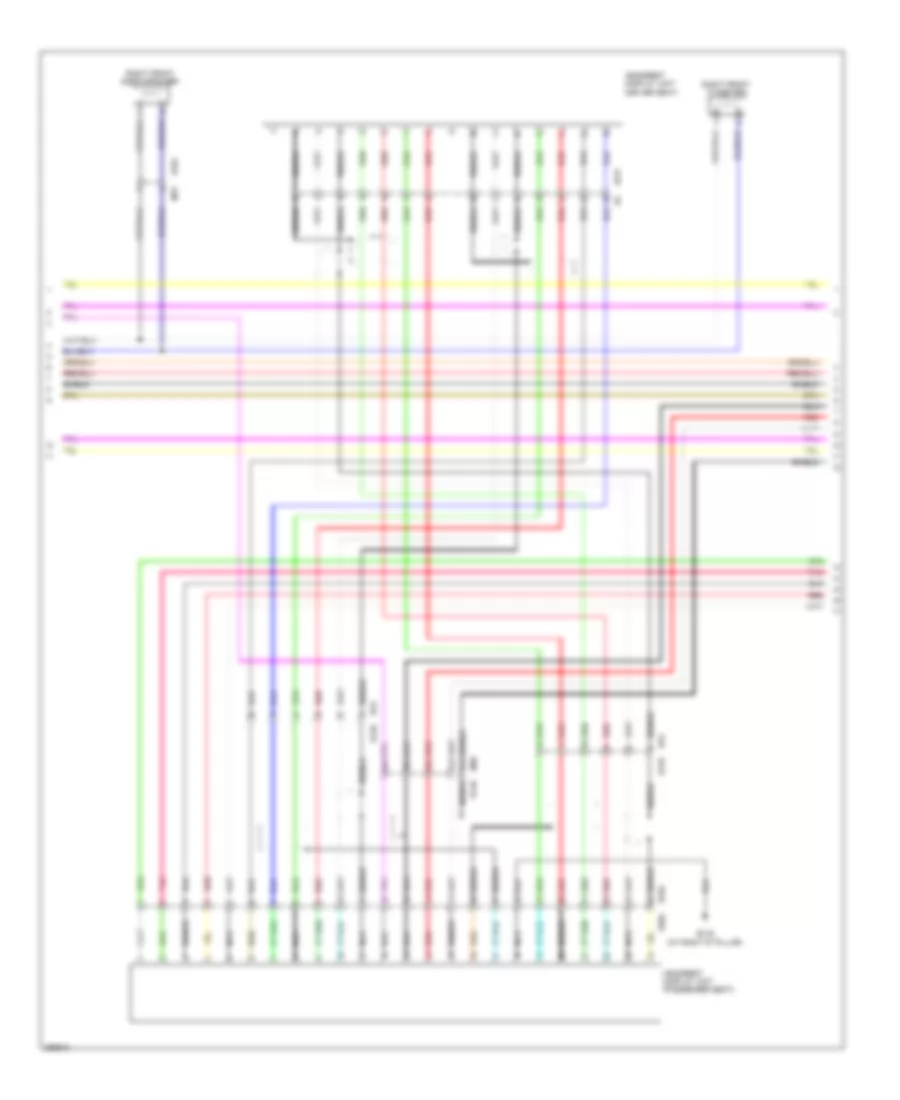 Base Radio Wiring Diagram (2 of 4) for Nissan Armada SL 2014