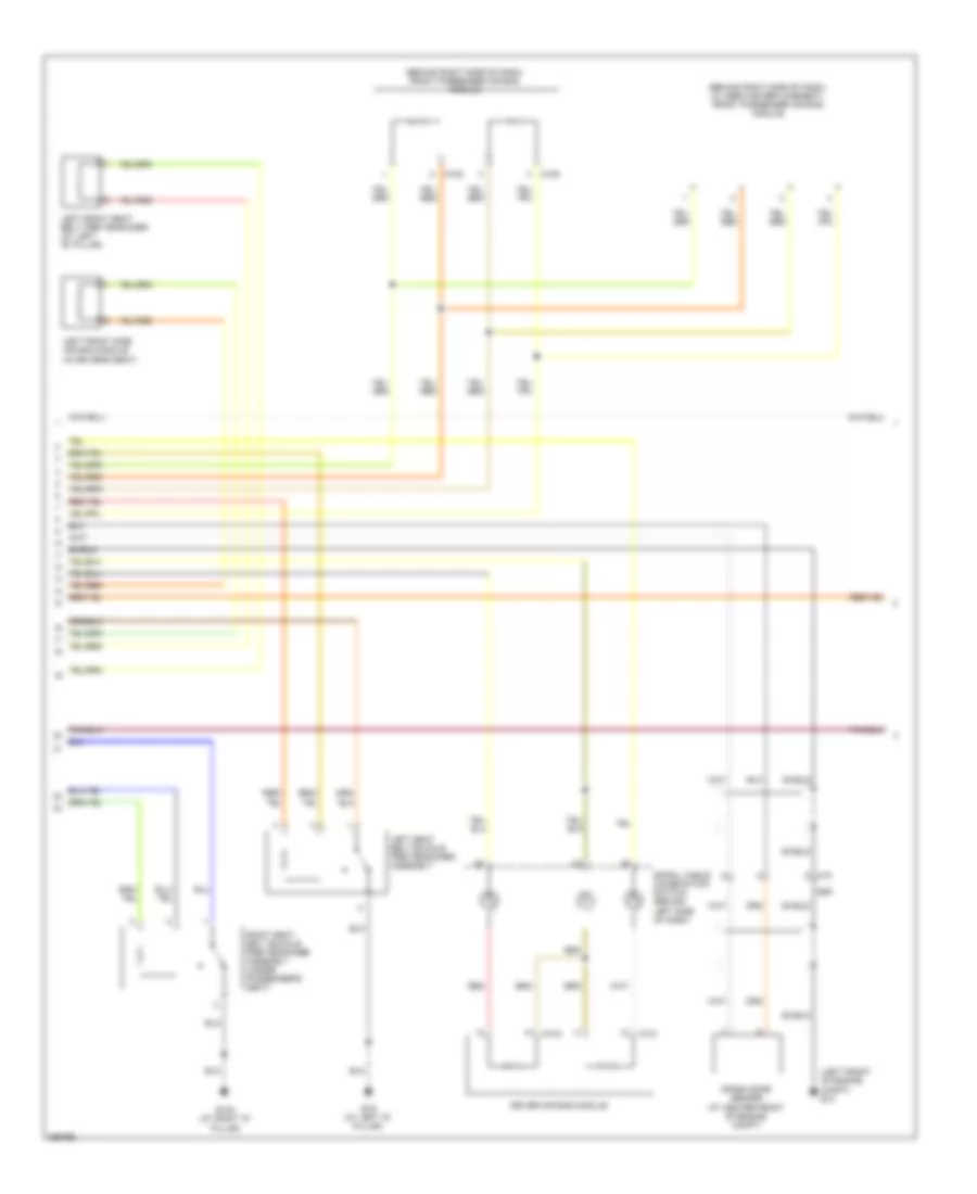 Supplemental Restraints Wiring Diagram 2 of 3 for Nissan Armada SL 2014
