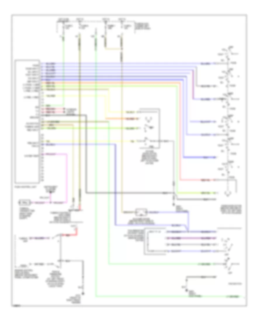 Manual AC Wiring Diagram (1 of 2) for Nissan Altima GLE 2001
