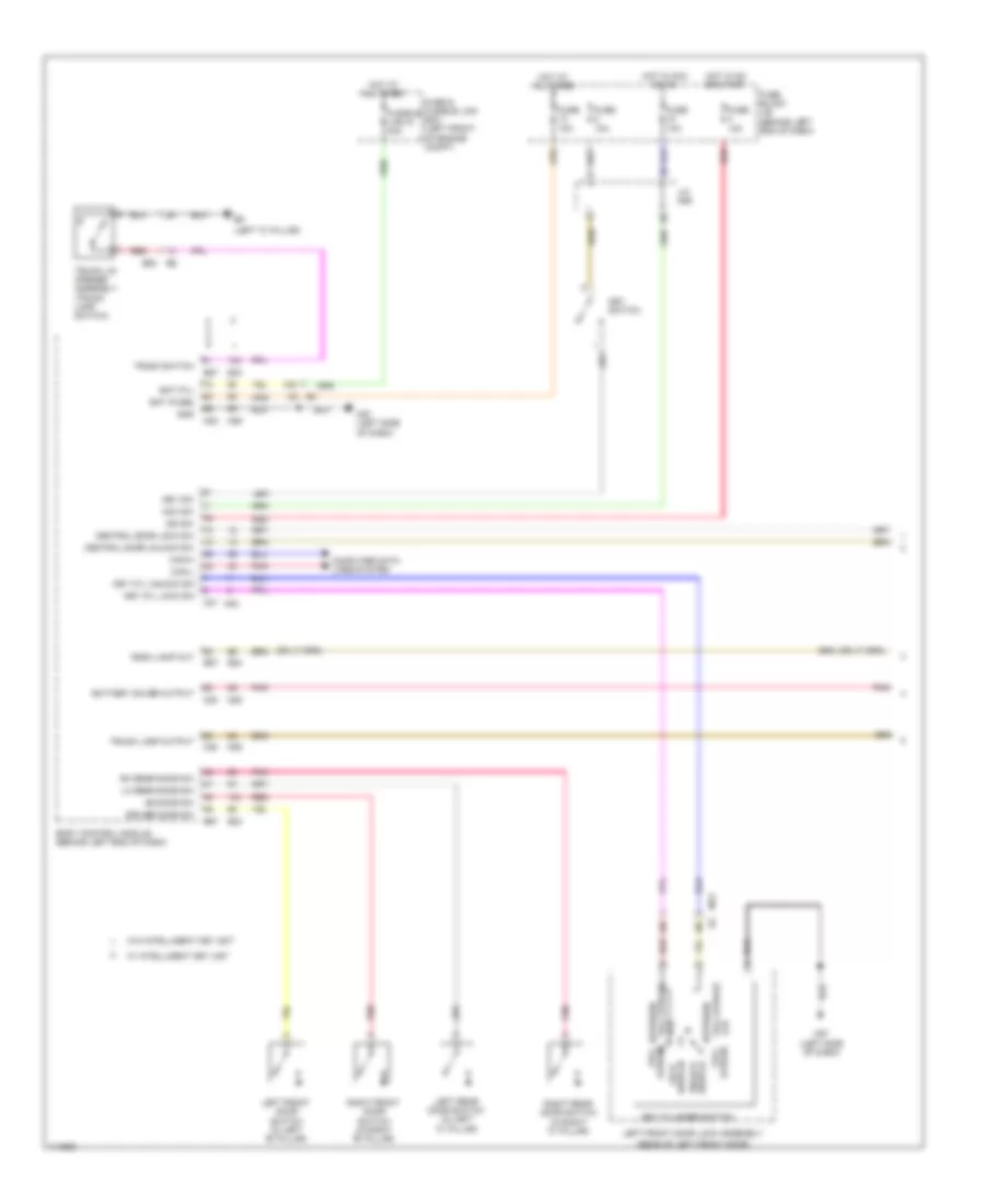 Courtesy Lamps Wiring Diagram 1 of 2 for Nissan Sentra FE SV 2014