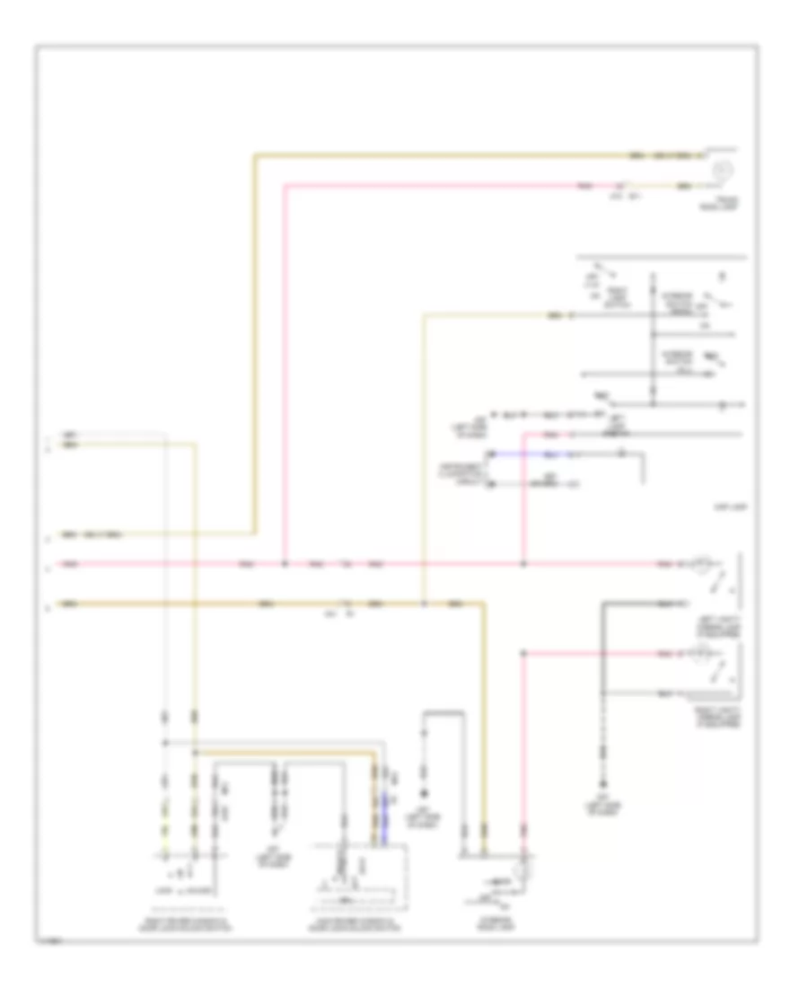 Courtesy Lamps Wiring Diagram (2 of 2) for Nissan Sentra FE+SV 2014