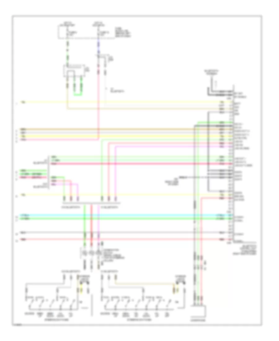 Radio Wiring Diagram Base 2 of 2 for Nissan Sentra FE SV 2014