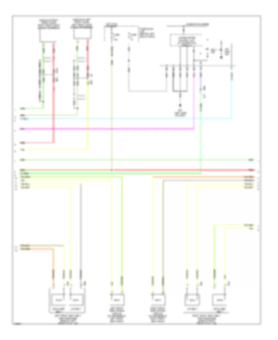 Supplemental Restraints Wiring Diagram 2 of 3 for Nissan Sentra FE SV 2014