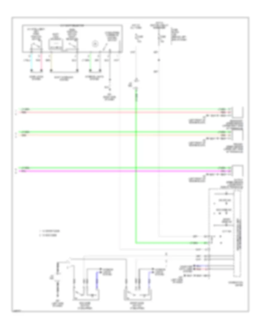 Transmission Wiring Diagram (2 of 2) for Nissan Sentra FE+SV 2014
