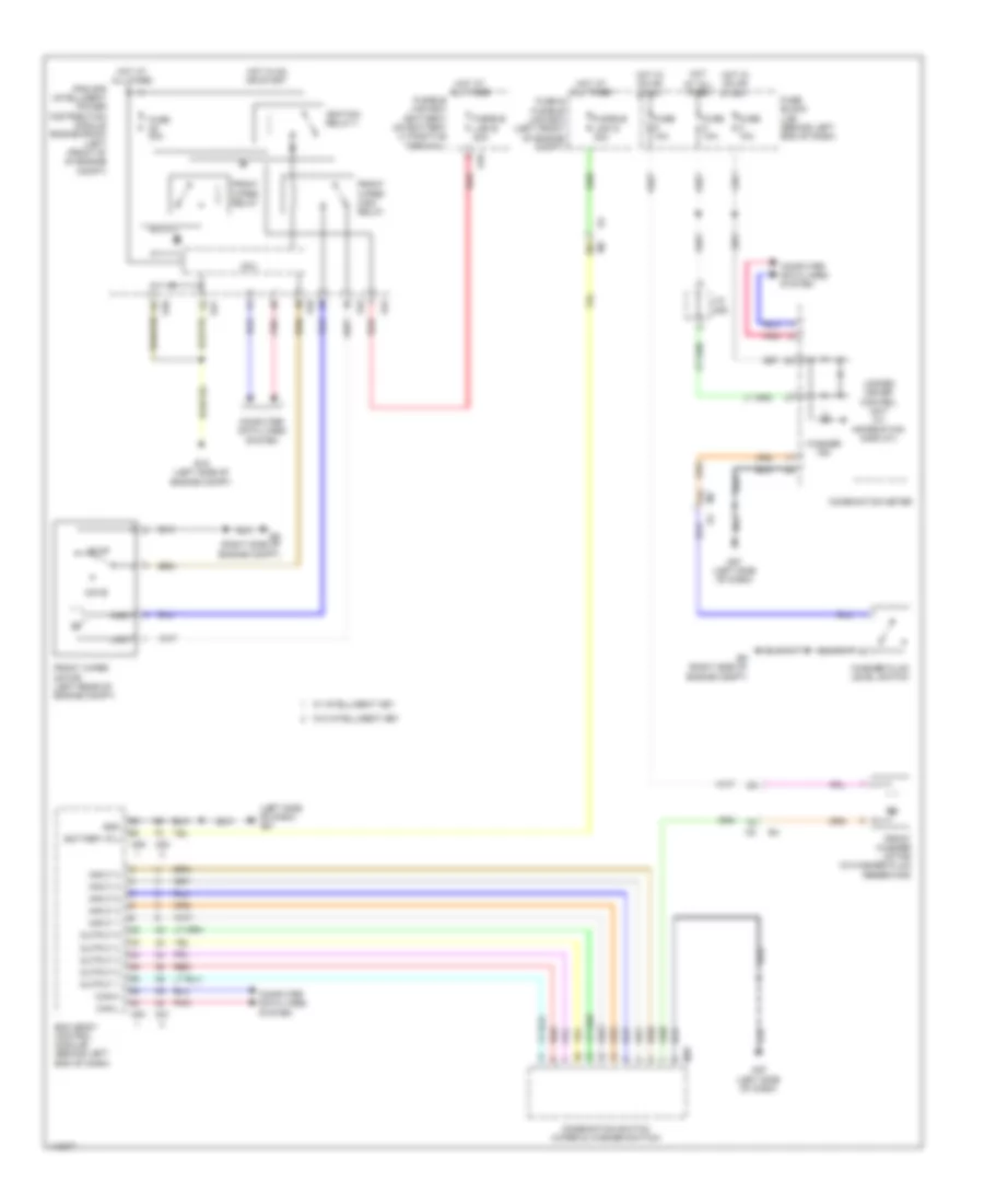 WiperWasher Wiring Diagram for Nissan Sentra FE+SV 2014
