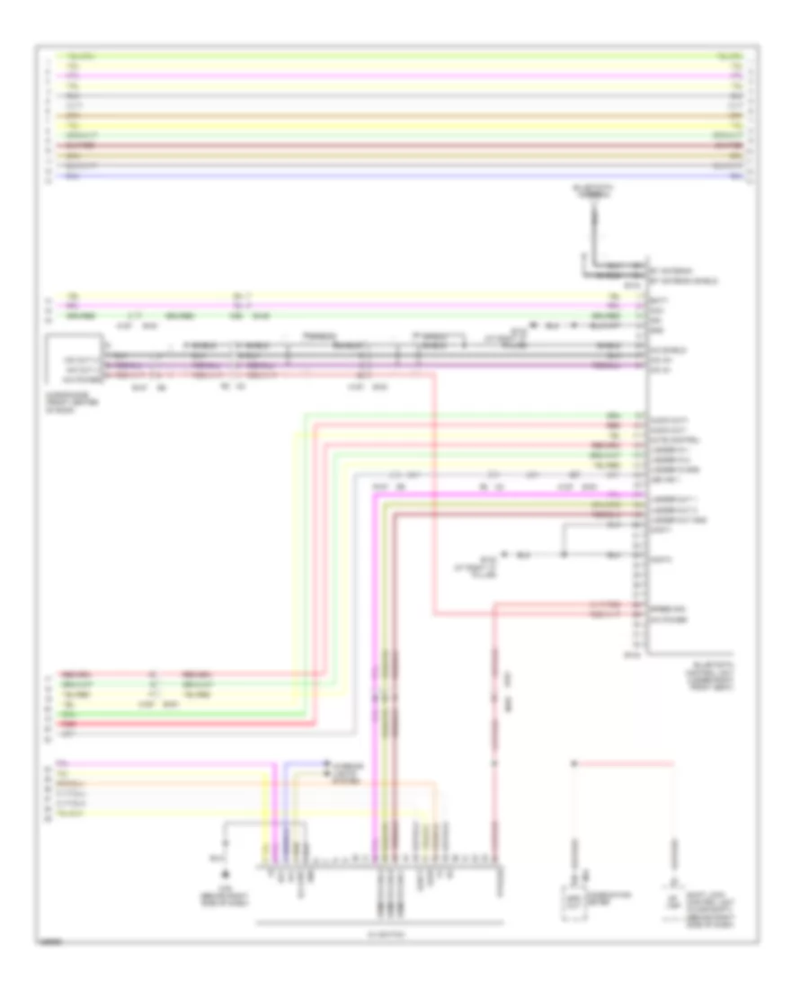 Premium Radio Wiring Diagram without Navigation 2 of 3 for Nissan Titan S 2011