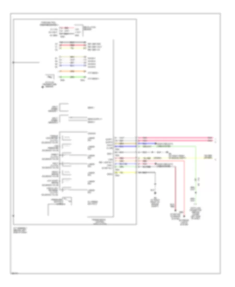 AT Wiring Diagram (1 of 2) for Nissan Titan S 2011