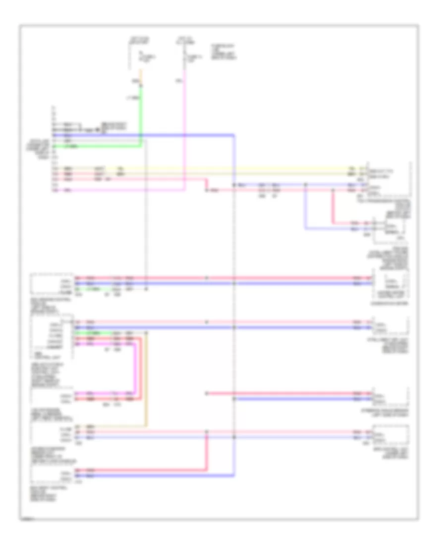Computer Data Lines Wiring Diagram Hatchback for Nissan Versa SL 2012