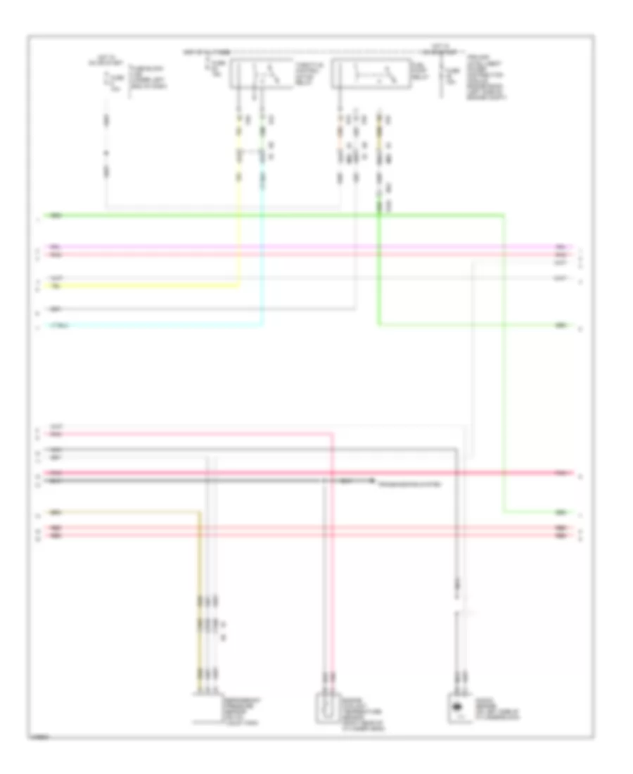 1.8L, Engine Performance Wiring Diagram (3 of 5) for Nissan Versa SL 2012