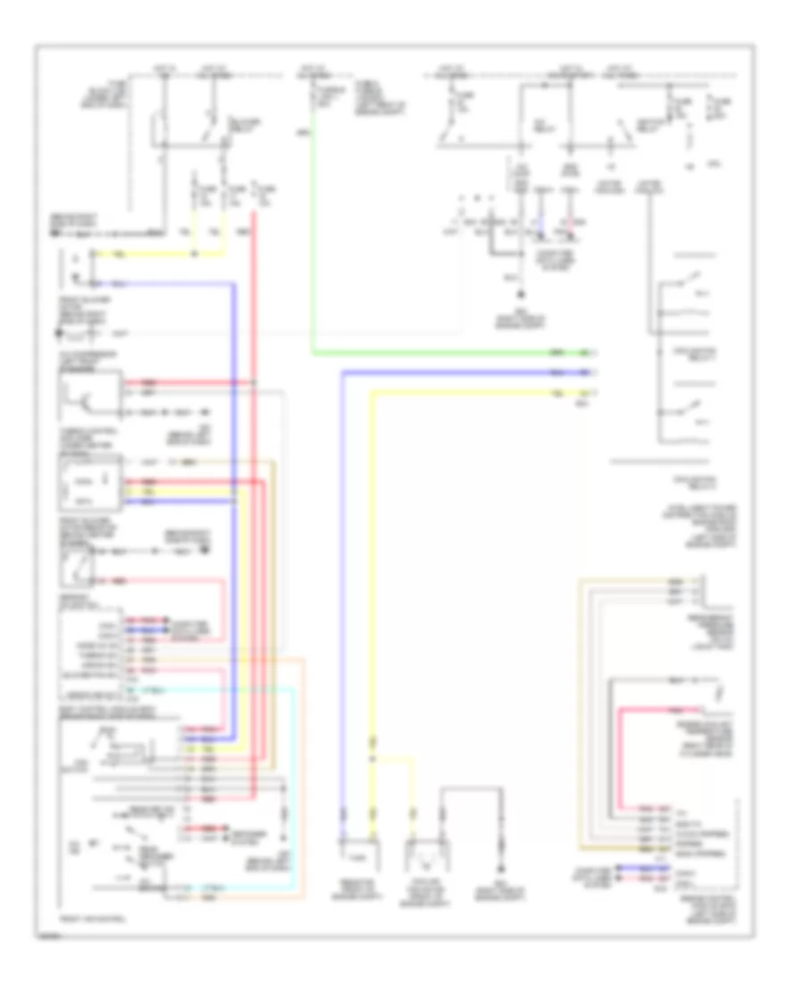 Manual AC Wiring Diagram for Nissan Versa 2009