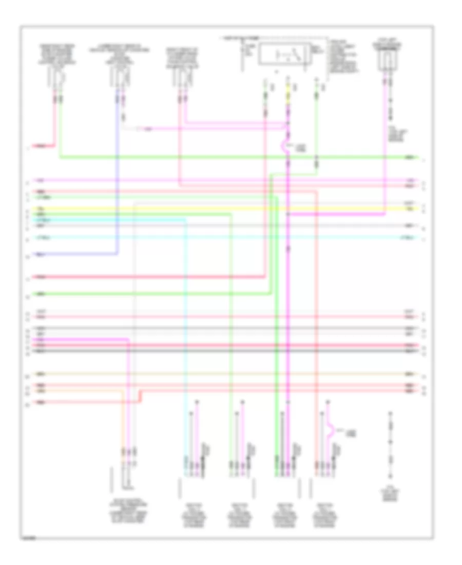 1.8L, Engine Performance Wiring Diagram (2 of 5) for Nissan Versa 2009