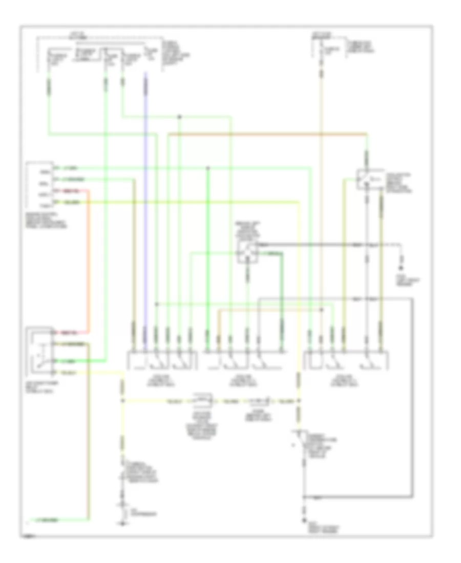 Manual A C Wiring Diagram 2 of 2 for Nissan Altima GXE 2001