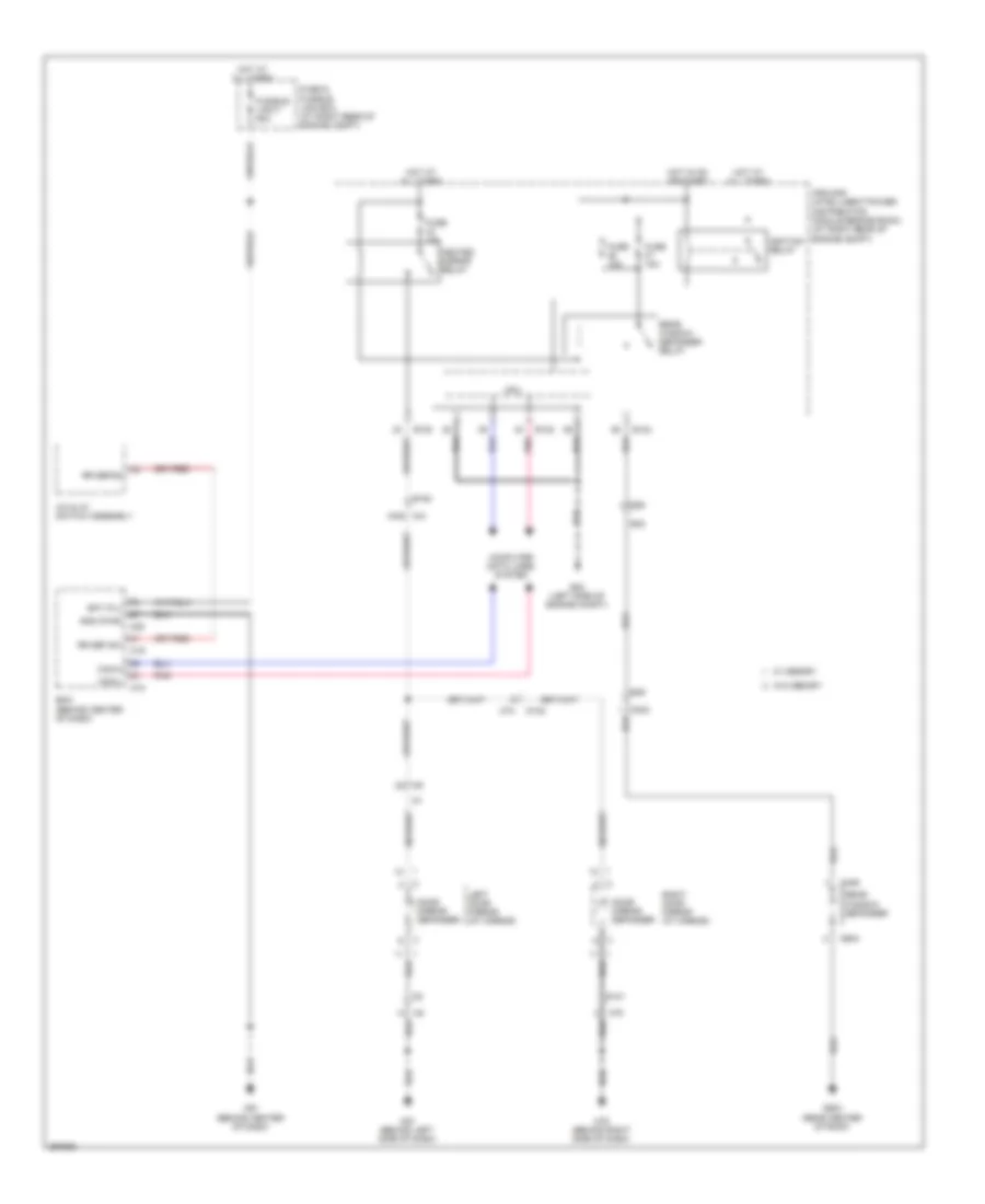 Defoggers Wiring Diagram for Nissan Armada SV 2014
