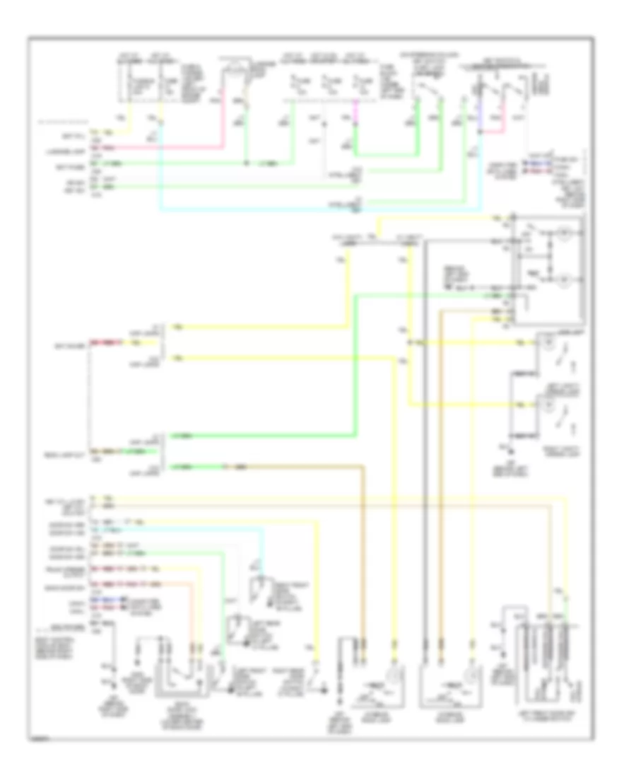 Courtesy Lamps Wiring Diagram for Nissan Versa S 2009