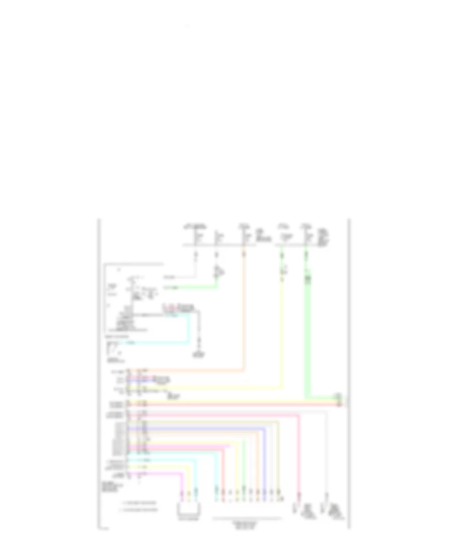Headlights Wiring Diagram 1 of 2 for Nissan Sentra FE S 2014