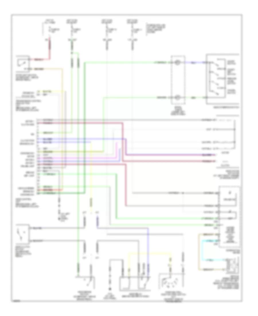 Cruise Control Wiring Diagram for Nissan Xterra SE S C 2004