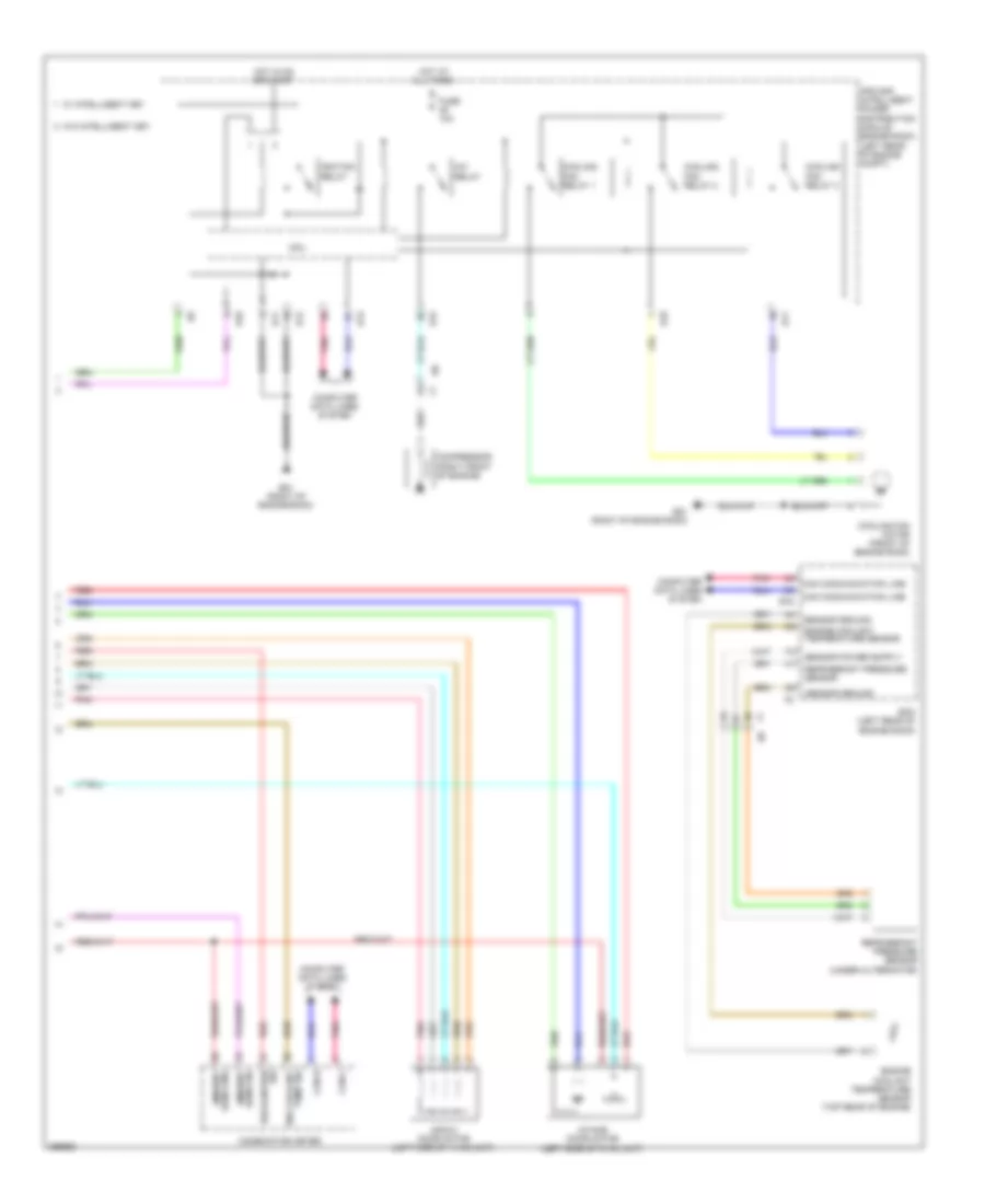 Automatic AC Wiring Diagram (2 of 2) for Nissan Cube S 2014