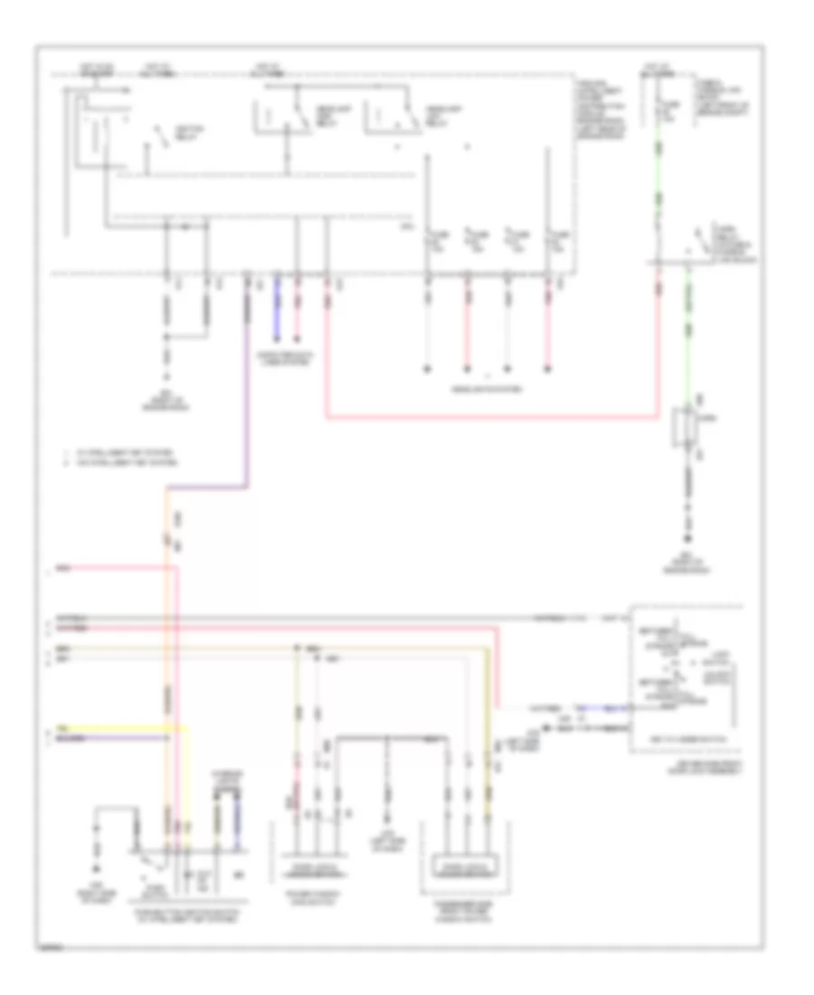Forced Entry Wiring Diagram 2 of 2 for Nissan Cube S 2014