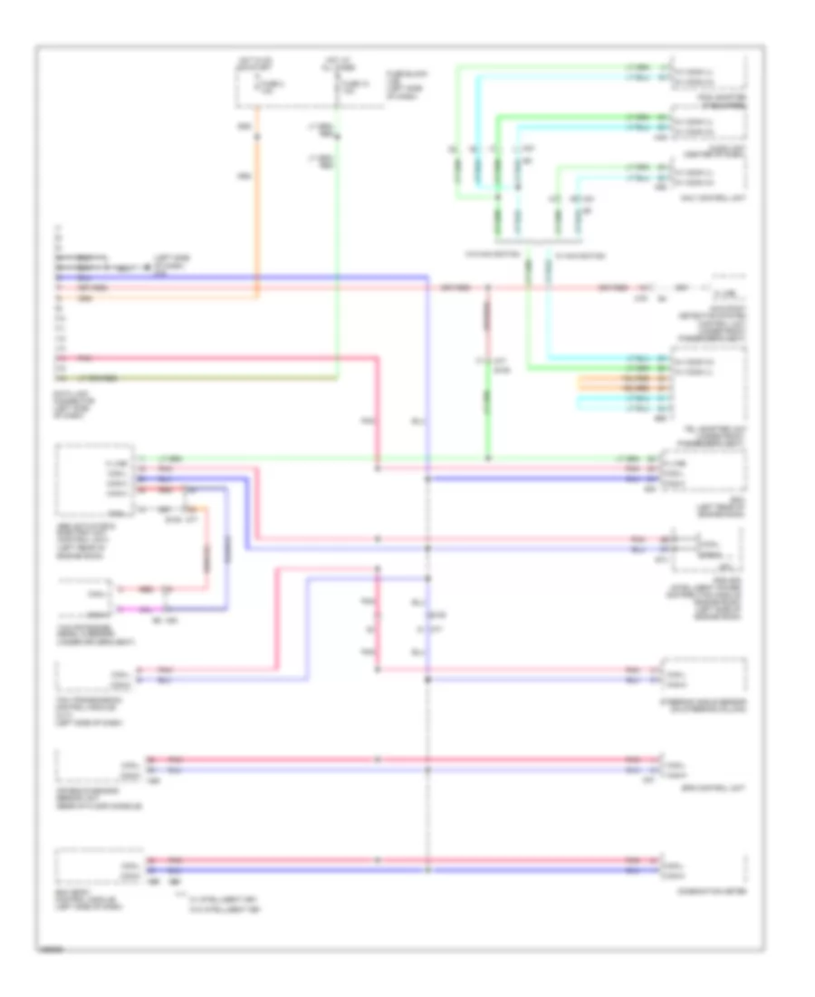 Computer Data Lines Wiring Diagram for Nissan Cube S 2014