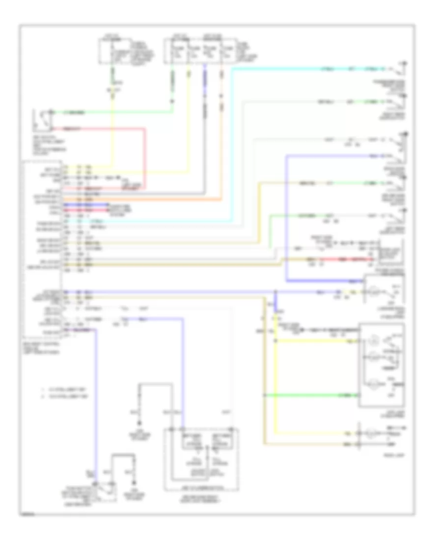 Courtesy Lamps Wiring Diagram for Nissan Cube S 2014