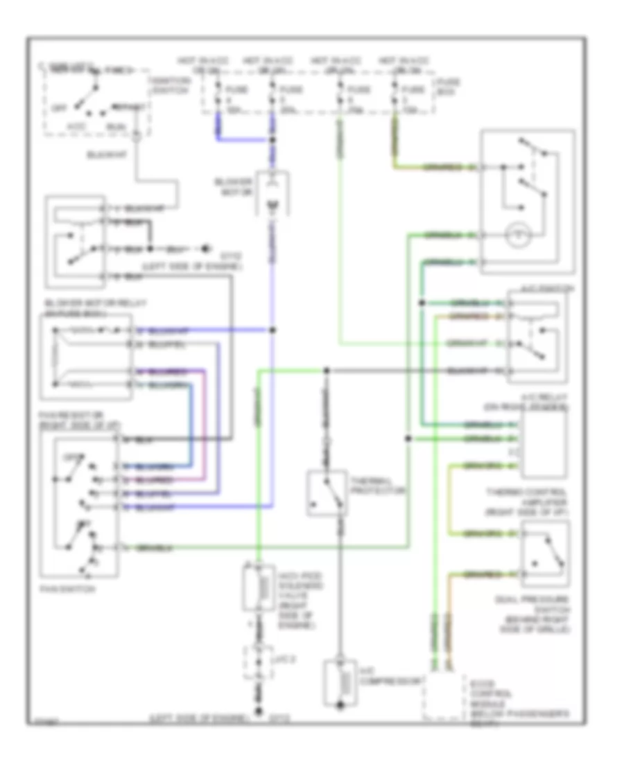 A C Wiring Diagram for Nissan Pickup 1996