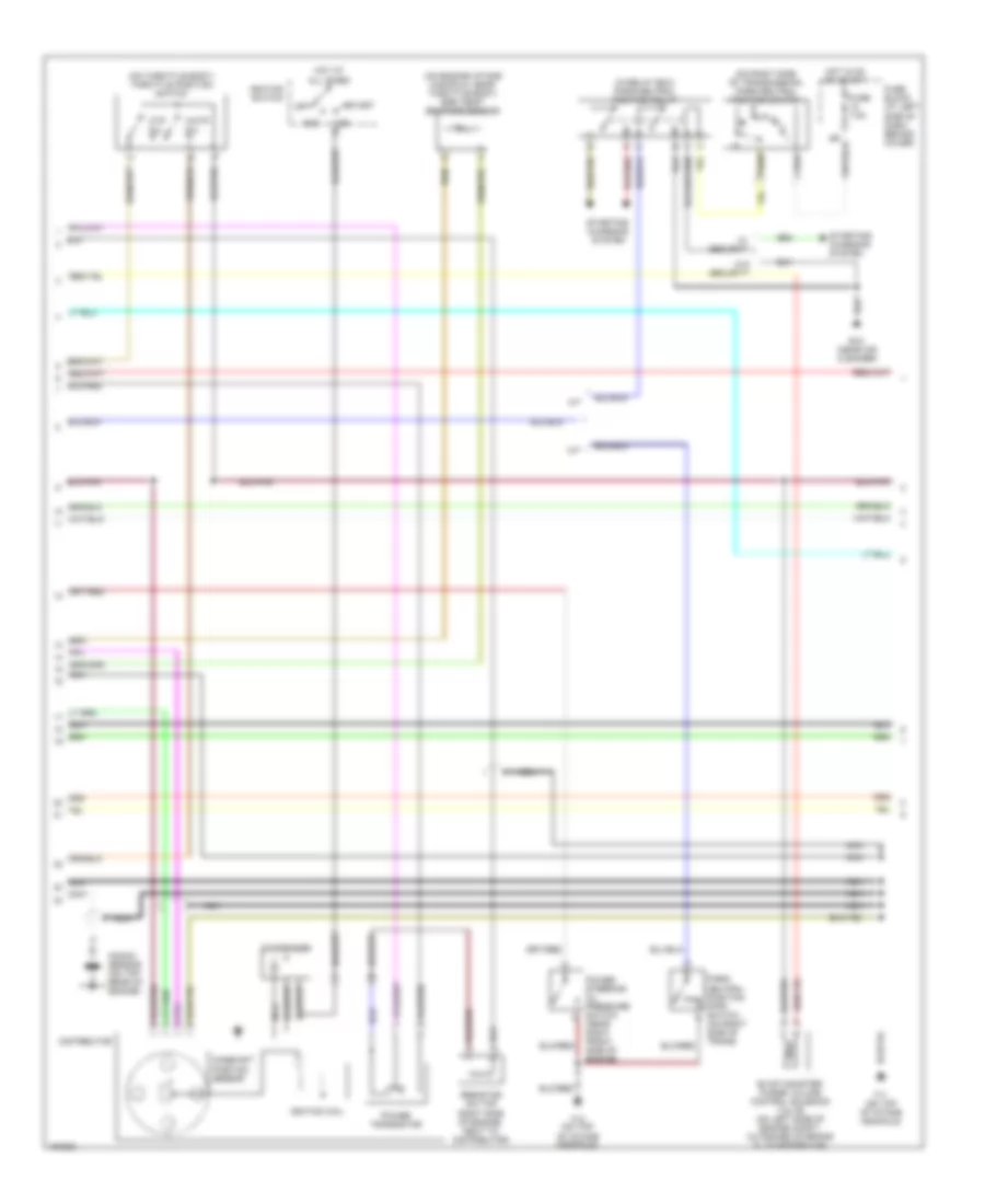 3 3L Engine Performance Wiring Diagram 2 of 3 for Nissan Xterra XE 2004