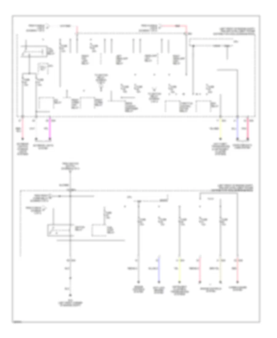 Power Distribution Wiring Diagram 3 of 3 for Nissan Sentra 2007