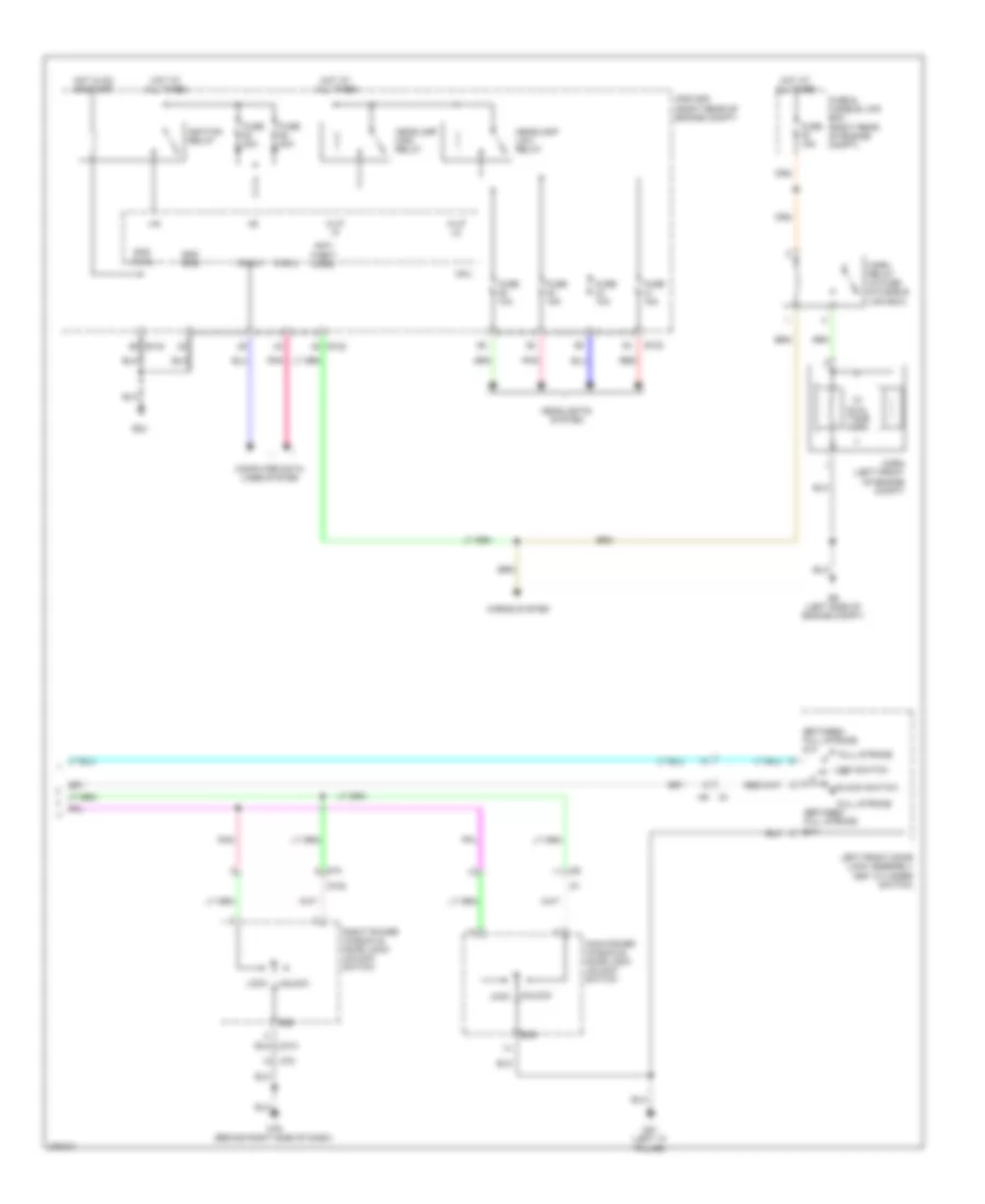 Forced Entry Wiring Diagram 2 of 2 for Nissan Xterra PRO 4X 2012