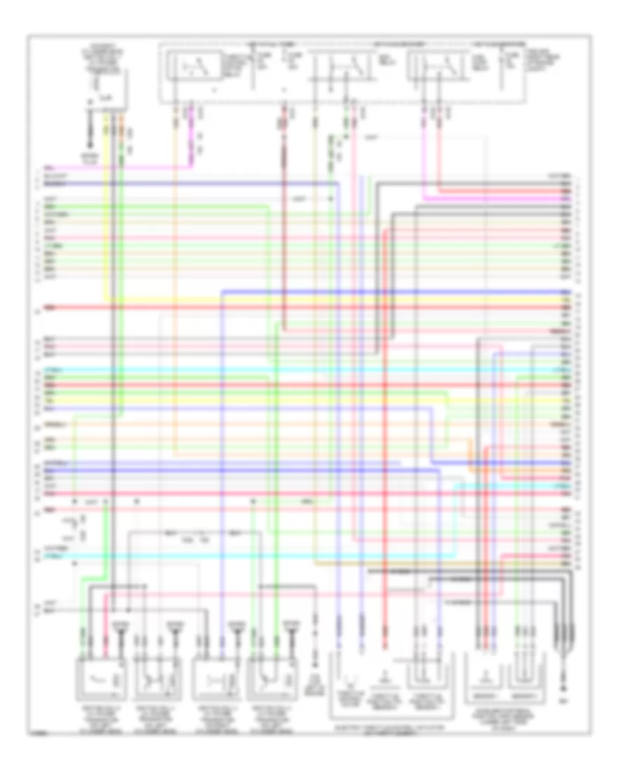 4.0L, Engine Performance Wiring Diagram (2 of 4) for Nissan Xterra PRO-4X 2012