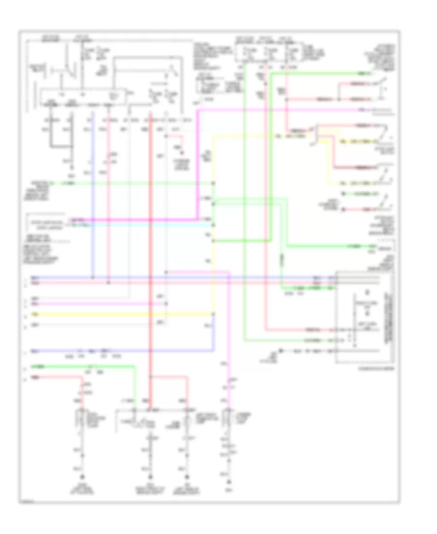 Exterior Lamps Wiring Diagram 2 of 2 for Nissan Xterra PRO 4X 2012