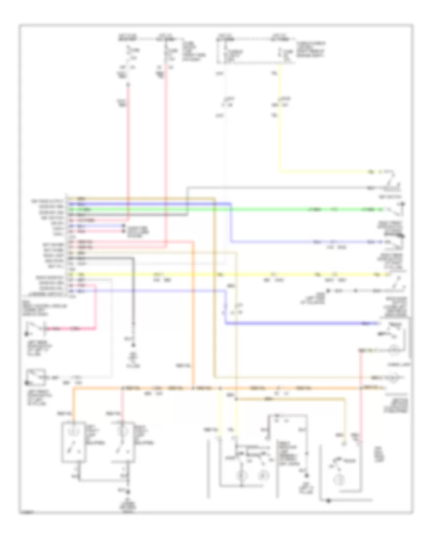 Courtesy Lamps Wiring Diagram for Nissan Xterra PRO 4X 2012
