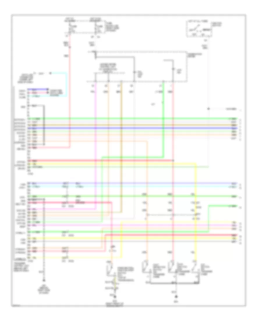 4WD Wiring Diagram 1 of 2 for Nissan Xterra PRO 4X 2012