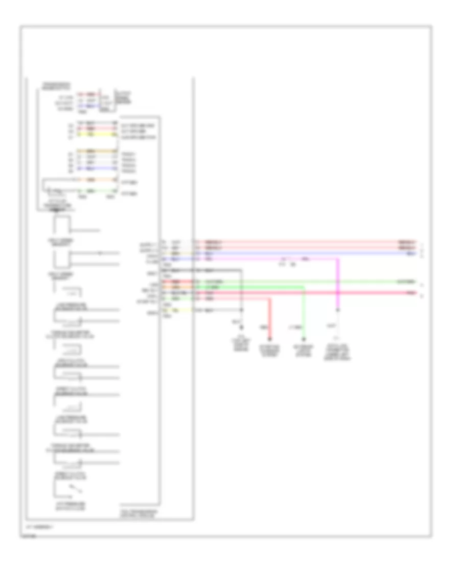 A T Wiring Diagram 1 of 2 for Nissan Xterra PRO 4X 2012