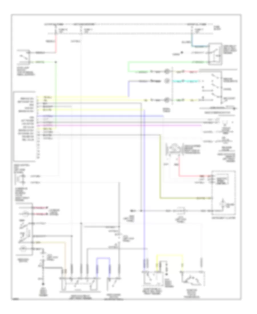 Cruise Control Wiring Diagram A T for Nissan Pickup SE 1996