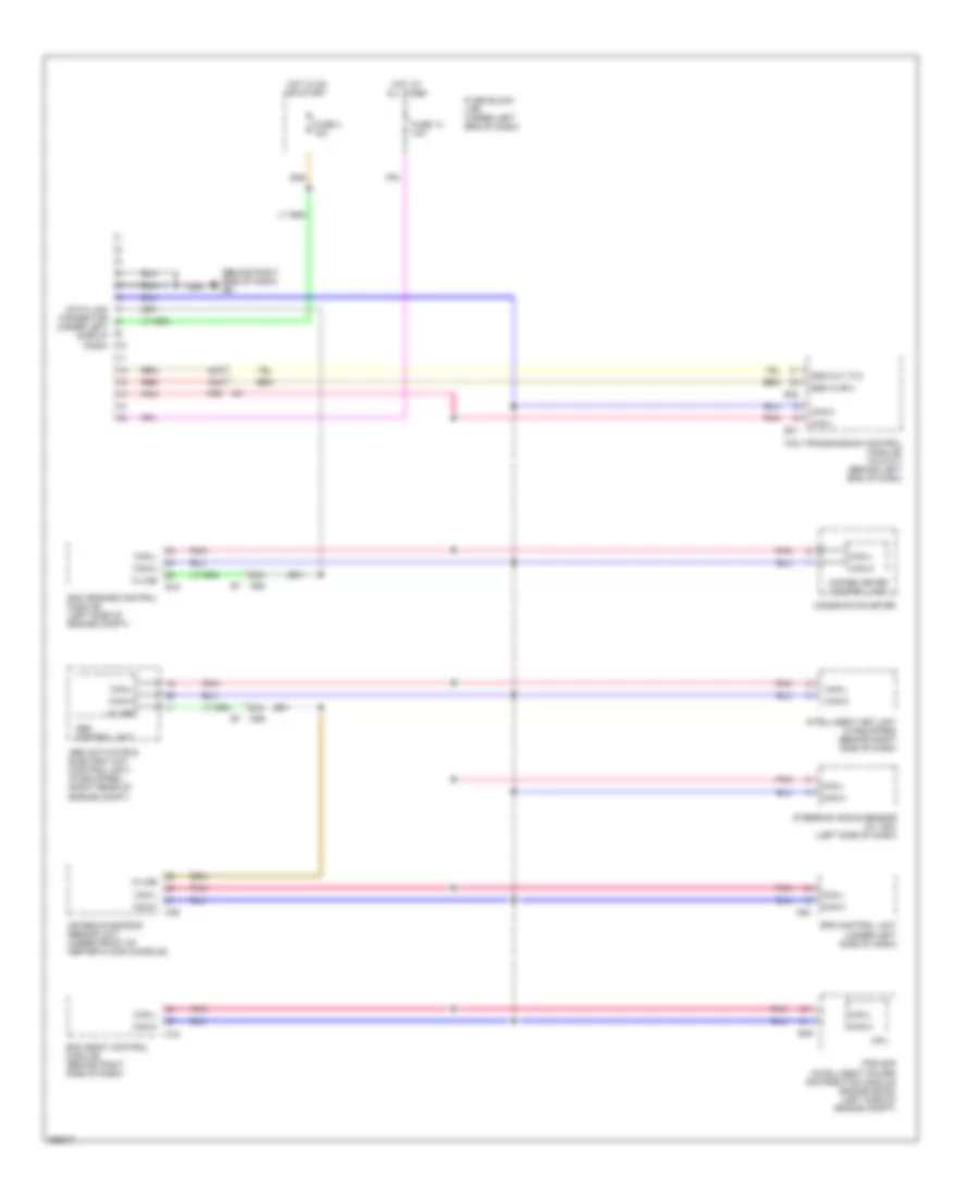 Computer Data Lines Wiring Diagram for Nissan Versa 2011