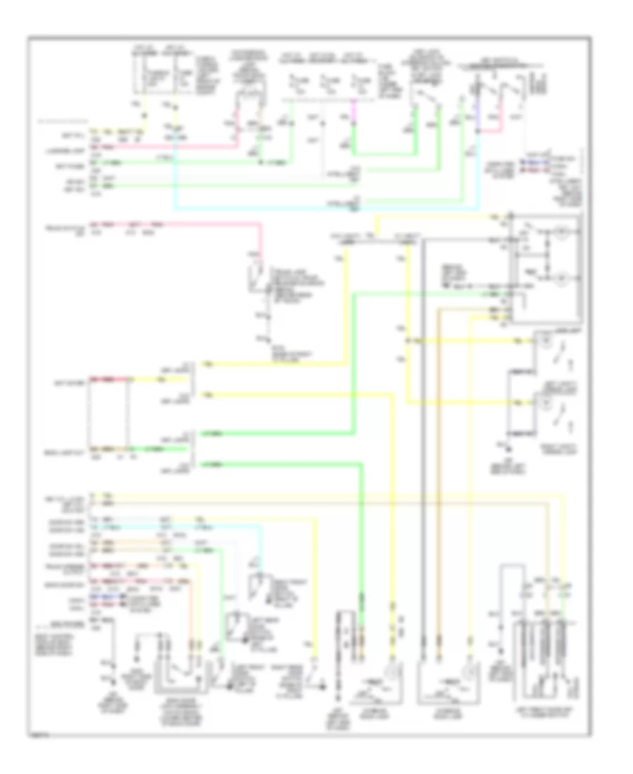 Courtesy Lamps Wiring Diagram for Nissan Versa 2011