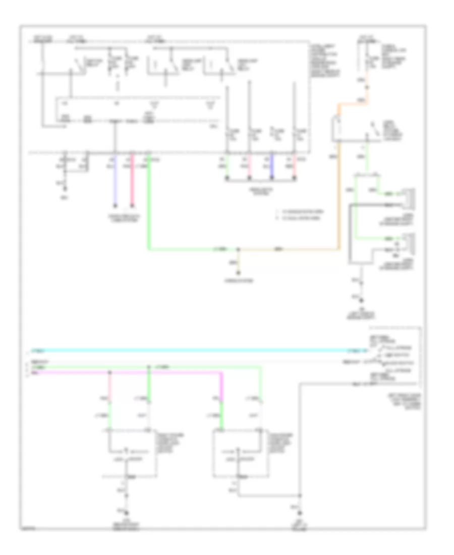 Forced Entry Wiring Diagram 2 of 2 for Nissan Xterra Off Road 2009