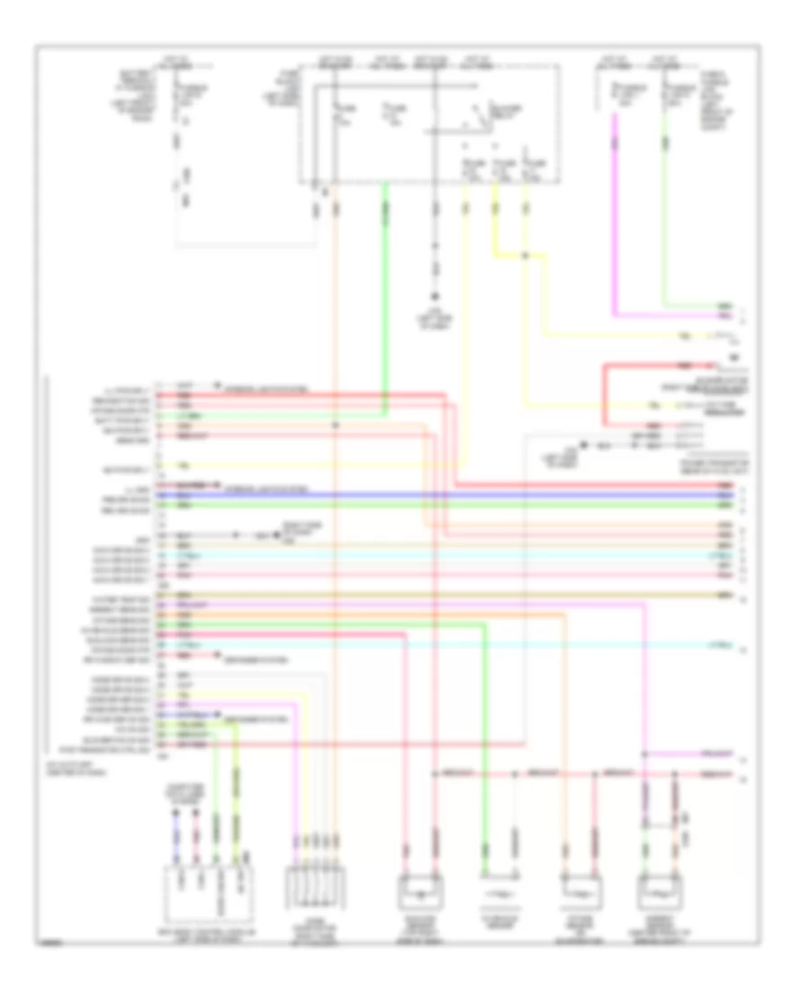 Automatic A C Wiring Diagram 1 of 2 for Nissan Cube SL 2014