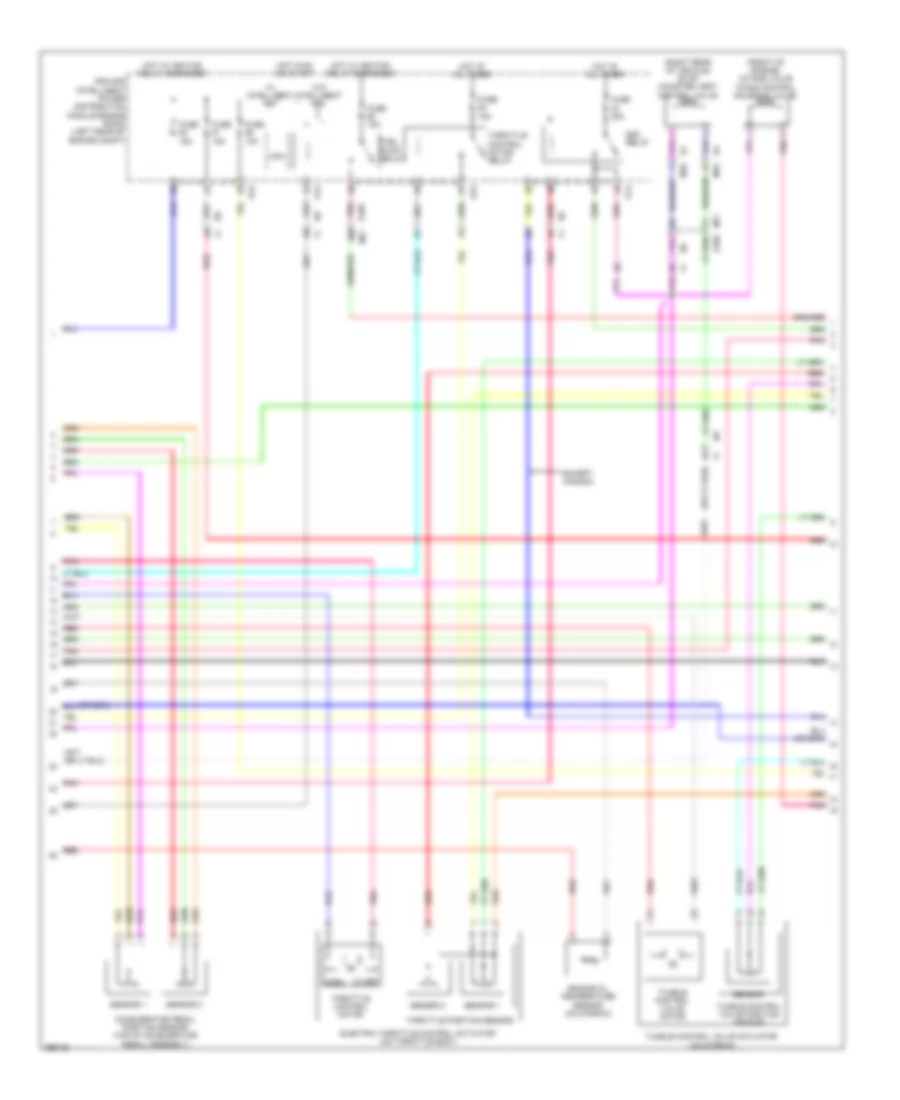 1.8L, Engine Performance Wiring Diagram (2 of 3) for Nissan Cube SL 2014