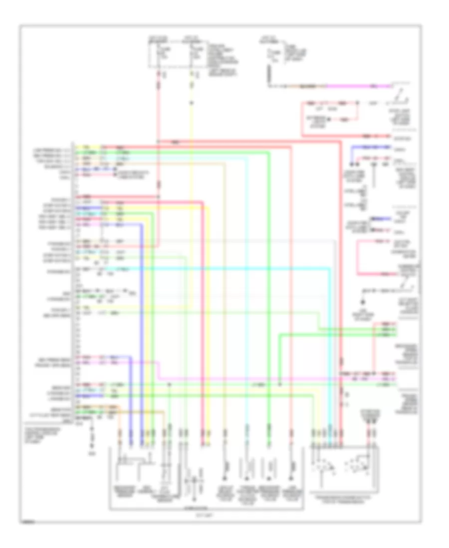 Transmission Wiring Diagram for Nissan Cube SL 2014