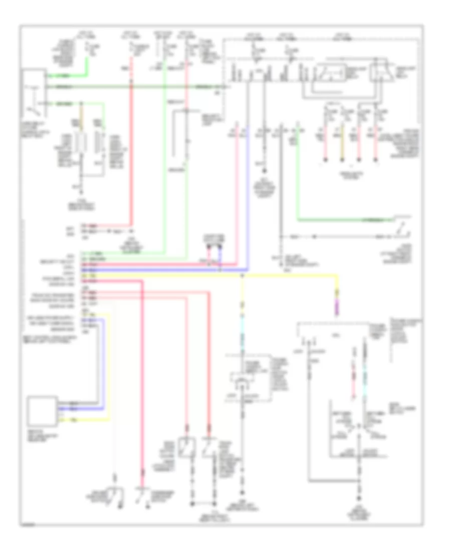 Forced Entry Wiring Diagram for Nissan 350Z 2005