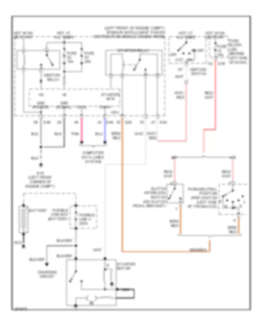 Starting Wiring Diagram for Nissan Sentra S 2007