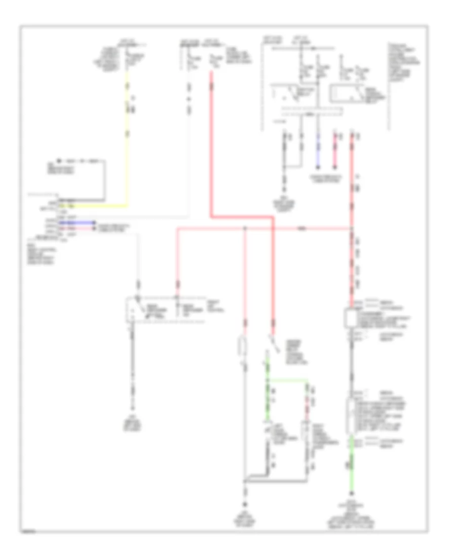 Defoggers Wiring Diagram for Nissan Versa S 2011