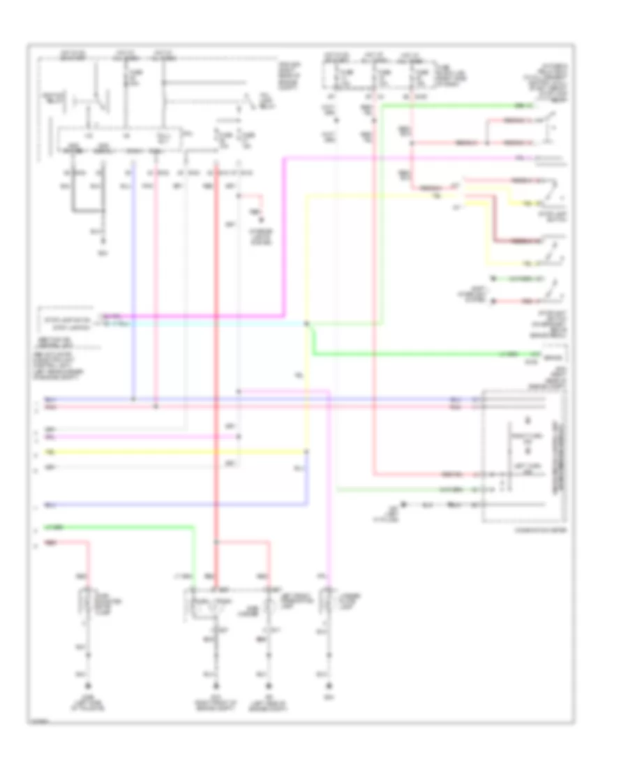 Exterior Lamps Wiring Diagram 2 of 2 for Nissan Xterra S 2009