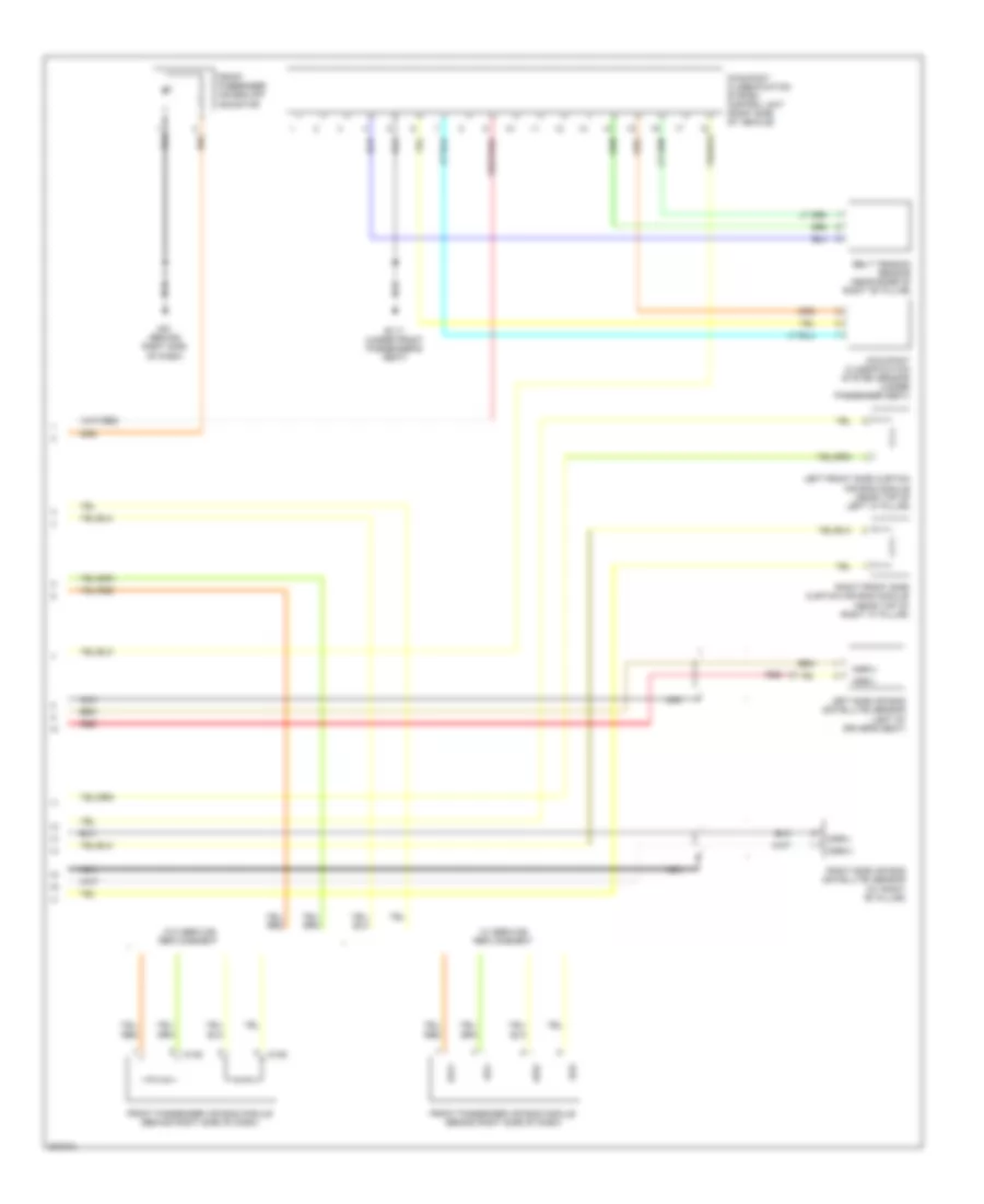 Supplemental Restraints Wiring Diagram (2 of 2) for Nissan Xterra S 2009